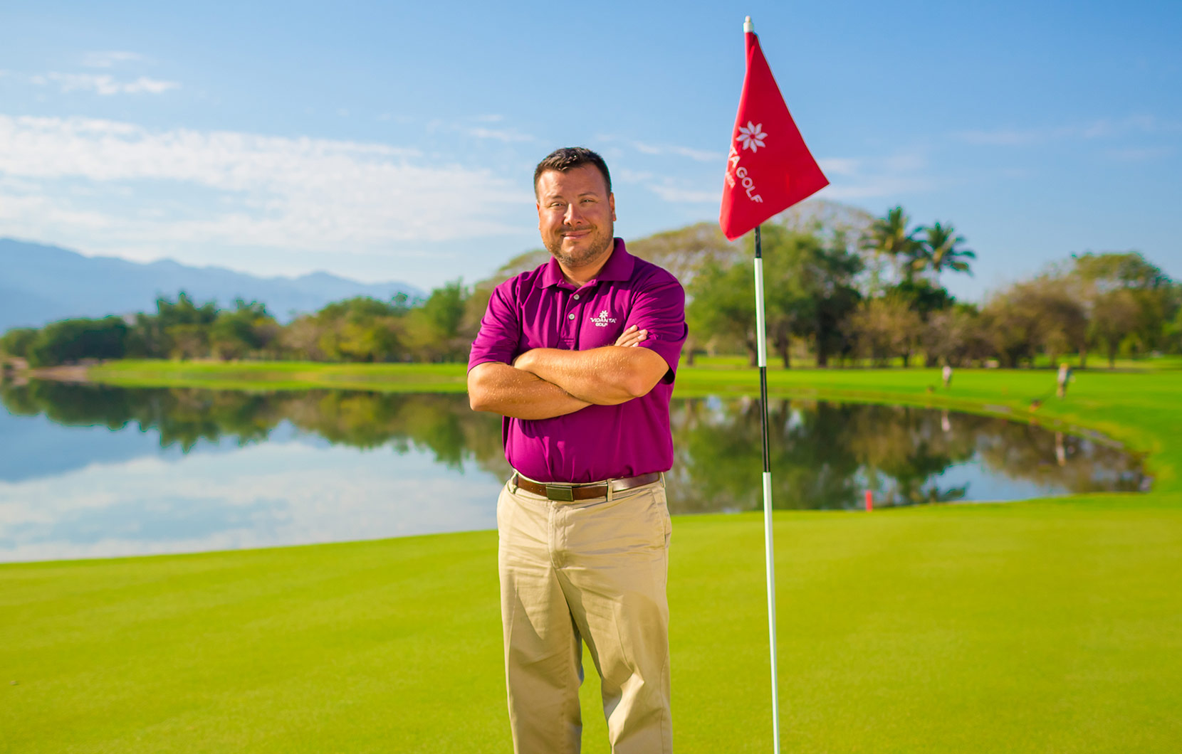 Shane has been caring for the courses at Vidanta Golf for the last year and a half.