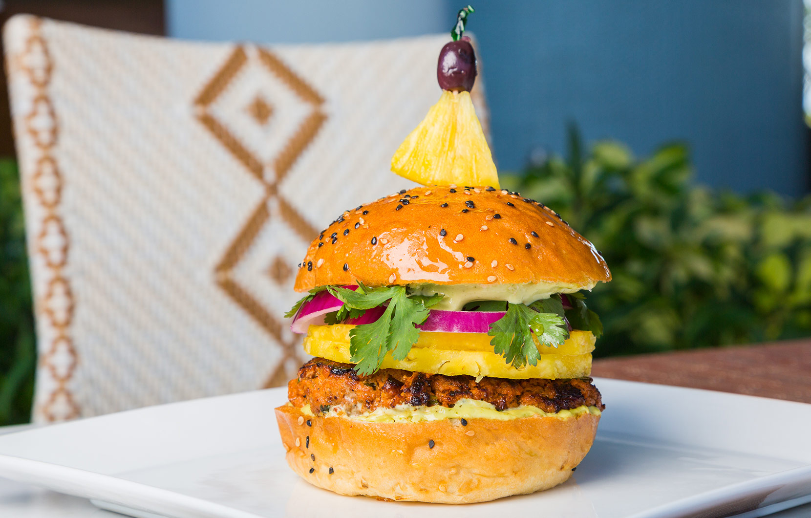 For Mexican flair on a bun, Chef Laura’s burger packs a punch.