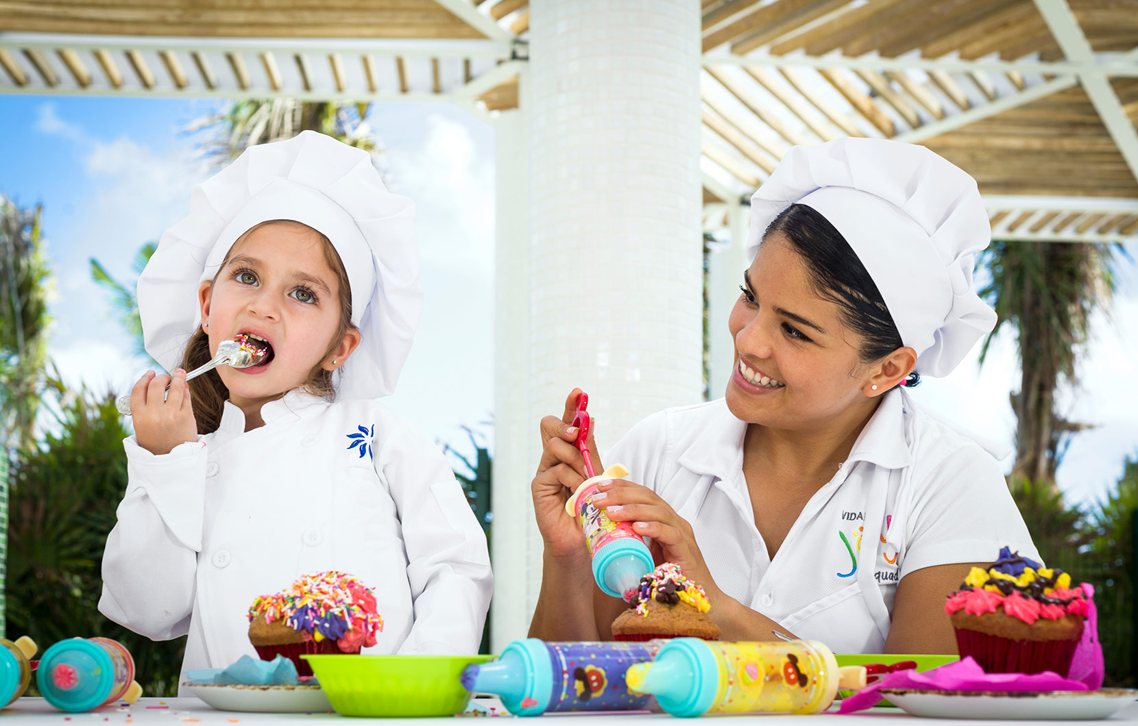 Kids can try their hand at being a pastry chef with the Top Chef Jr. Program.