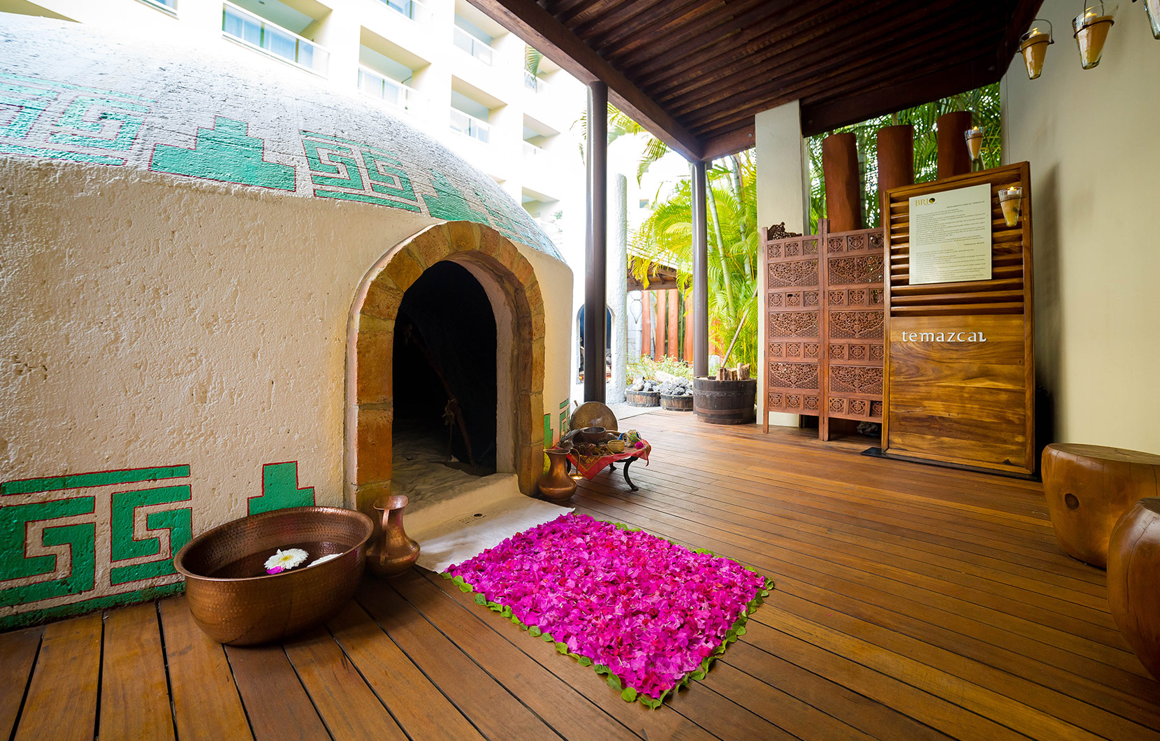 The Temazcal at Vidanta Nuevo Vallarta allows vacationers to experience traditions of authentic ancient Mexico.
