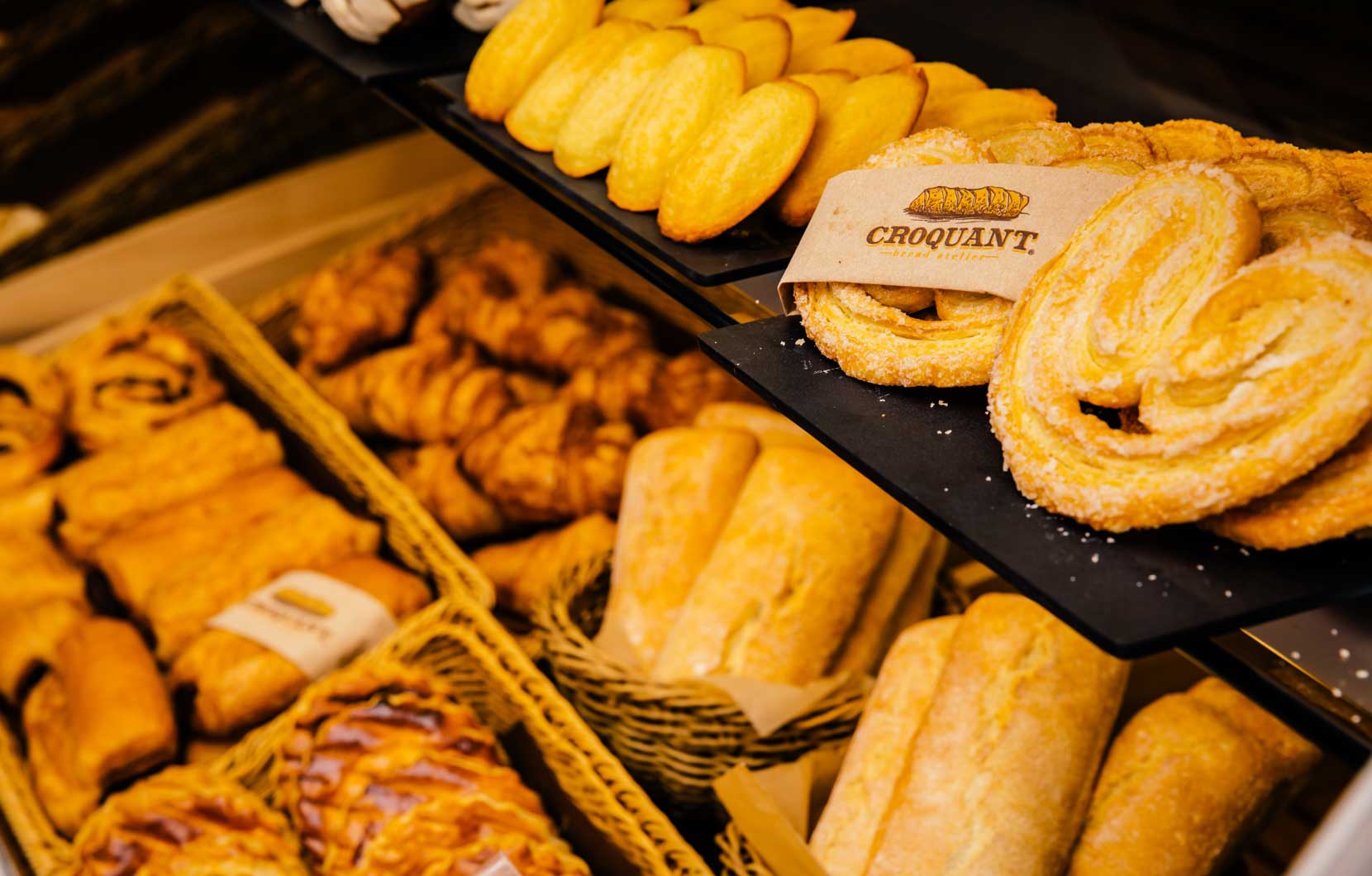 Don't miss out on the freshly baked goods from Croquant.